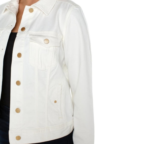 Liverpool Los Angeles Classic Jean Jacket | Porcelain | Size 2XL | NWT - Picture 3 of 10